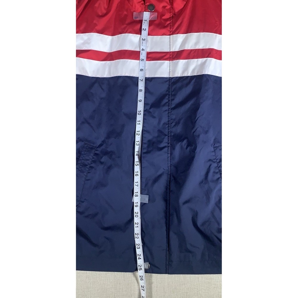 Brooks Brothers 346 Men's Red White Blue Rain Jacket Bomber Jacket - 2XL‎ - Picture 3 of 10